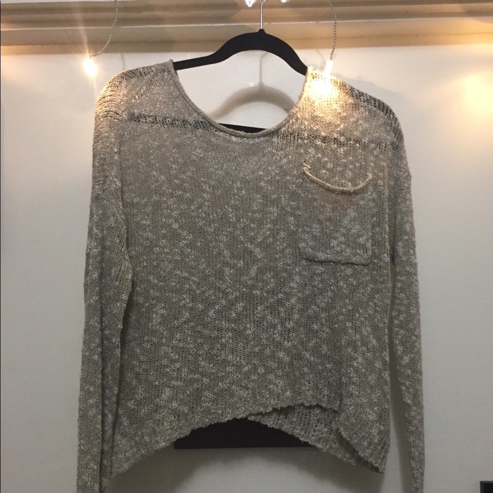 Hollister cropped sweater